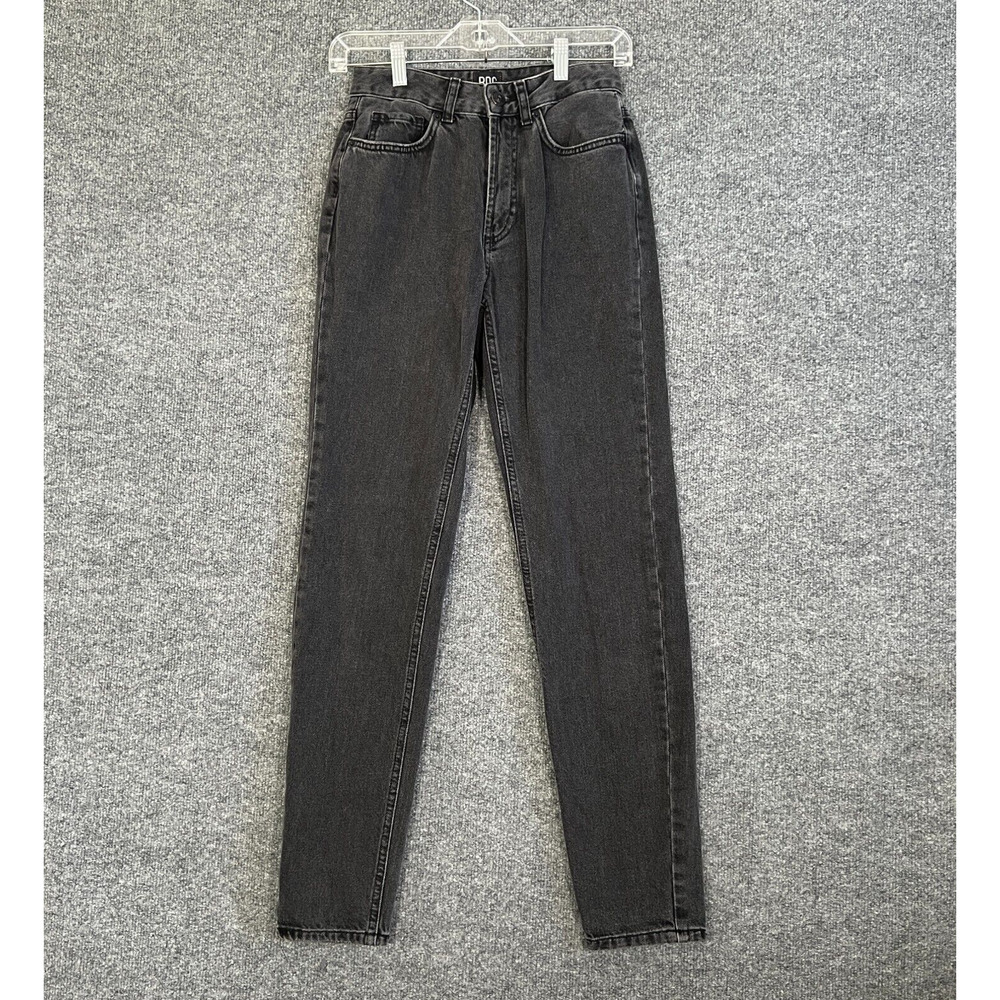 Urban Outfitters Pants Womens 24 Dark Gray Black‎ Mom Jeans Straight Leg BDG